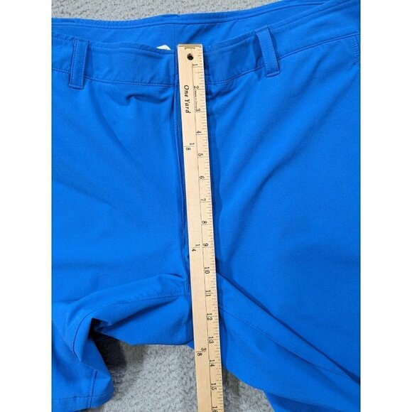 Under Armour Shorts Mens 42 Blue Mantra Fitted Heatgear Fishing Casual Outdoor - Picture 16 of 16